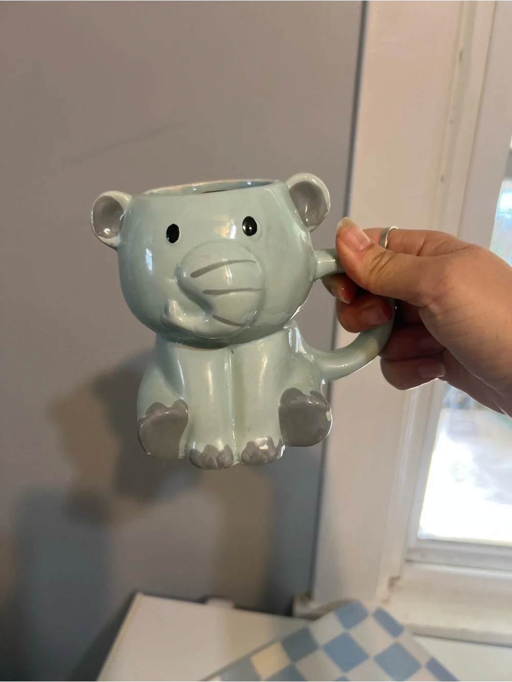 Ceramic Elephant Coffee Mug